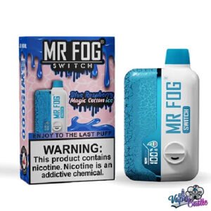 Mr Fog switch 15000 Blue Raspberry Magic Cotton Ice
