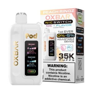 PEACH RINGZ - Oxbar Nic Switch 35K Puffs - Disposable Vape