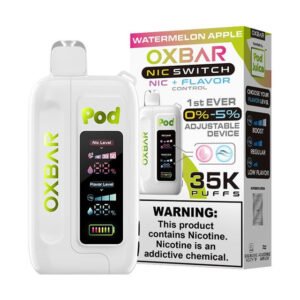 WATERMELON APPLE - Oxbar Nic Switch 35K Puffs - Disposable Vape