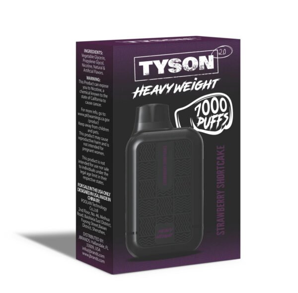Strawberry Shortcake – Tyson 2.0 Heavyweight 7K Puffs – Disposable Vape