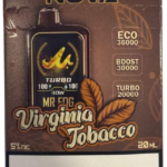 Virginia Tobacco (Turbo) - Mr Fog Nova 36K Puffs - Disposable Vape