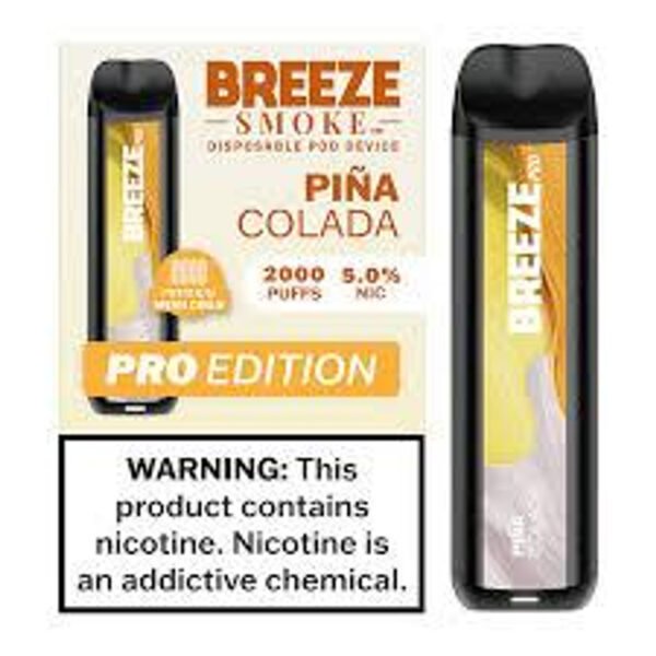 Pina Colada - Breeze Pro 2000 - Puffs - Disposable Vape
