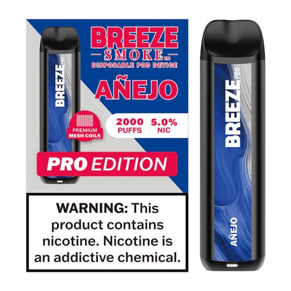 Anejo - Breeze Pro 2000 Puffs - Disposable Vape