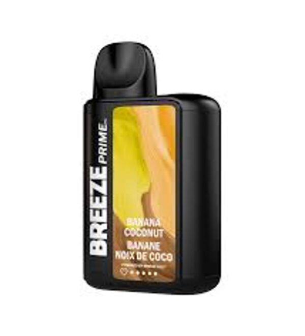 Coconut Banana - Breeze Prime 6000 - Puffs - Disposable Vape