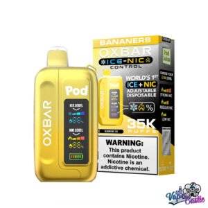 BANANERS – OXBAR ICE-NIC CONTROL 35K Puffs – Disposable Vape