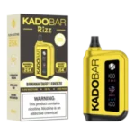 Kado Bar Rizz Banana Taffy Freeze Disposable Vape – 25000 Puffs