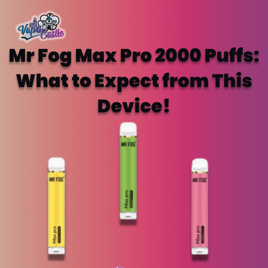 Mr Fog Max Pro 2000 puffs