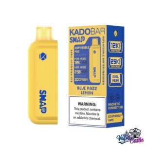 Blue Razz Lemon - Kado Bar Snap 25K Puffs - Disposable Pod (Addon Battery Not Included)