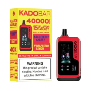 Blueberry Cherry + Raspberry Lemon – Kado Bar NI 40K Puffs – Ice+Nic Control – Disposable Vape