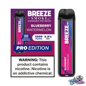 Blueberry Watermelon - Breeze Pro 2000 - Puffs - Disposable Vape