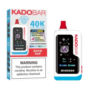 Bomb Pop - Kado Bar NI 40K Puffs – Ice+Nic Control - Disposable Vape