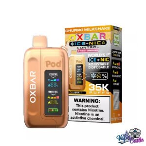 CHURRO MILKSHAKE – OXBAR ICE-NIC CONTROL 35K Puffs – Disposable Vape
