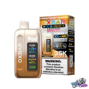 CINNA TOAST MUNCH – OXBAR ICE-NIC CONTROL 35K Puffs – Disposable Vape
