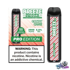 Candy Cane - Breeze Pro 2000 - Puffs - Disposable Vape