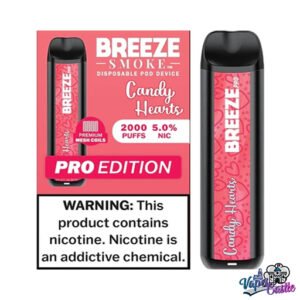 Candy Hearts - Breeze Pro 2000 - Puffs - Disposable Vape
