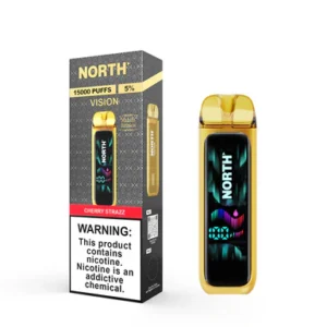 CHERRY STRAZZ - NORTH VISION 15K PUFFS - DISPOSABLE VAPE
