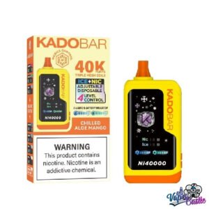 Chilled Aloe Mango - Kado Bar NI 40K Puffs – Ice+Nic Control - Disposable Vape