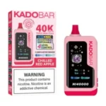 Chilled Red Apple - Kado Bar NI 40K Puffs – Ice+Nic Control - Disposable Vape