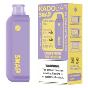 Grapefruit Refresher - Kado Bar Snap 25K Puffs - Disposable Pod (Addon Battery Not Included)