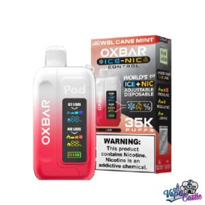 Jewel Cane Mint – OXBAR ICE-NIC CONTROL 35K Puffs – Disposable Vape