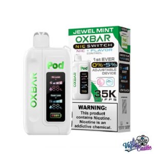 Jewel Mint – OXBAR ICE-NIC CONTROL 35K Puffs – Disposable Vape