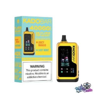 Juicy Mango + Just Mint – Kado Bar NI 40K Puffs – Ice+Nic Control – Disposable Vape