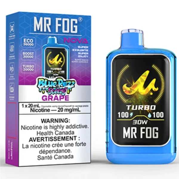 GRAPE - MR FOG NOVA STEEZY EDITION 36K PUFFS - DISPOSABLE VAPE