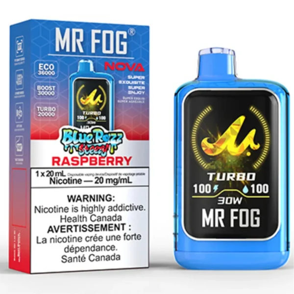 RASPBERRY - MR FOG NOVA STEEZY EDITION 36K PUFFS - DISPOSABLE VAPE