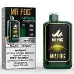 SOUR APPLE ICE - Mr Fog Nova 36K Puffs - Disposable Vape