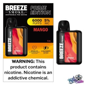 Mango - Breeze Prime 6000 - Puffs - Disposable Vape
