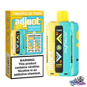 Pineapple Ice Peach – ADJUST MYFLAVOR 40K PUFFS Disposable Vape