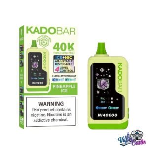 Pineapple Ice – Kado Bar NI 40K Puffs – Ice+Nic Control – Disposable Vape