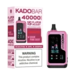 Red Apple + Sour Pink Dust – Kado Bar NI 40K Puffs – Ice+Nic Control – Disposable Vape