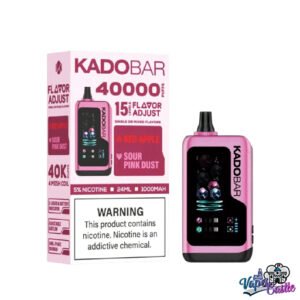 Red Apple + Sour Pink Dust – Kado Bar NI 40K Puffs – Ice+Nic Control – Disposable Vape
