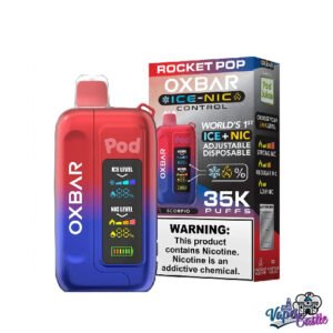 Rocket Pop – OXBAR ICE-NIC CONTROL 35K Puffs – Disposable Vape