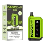 Kado Bar Rizz Sour Apple Ice Disposable Vape – 25000 Puffs