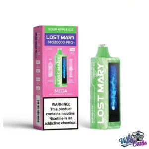 Sour Apple Ice - LOST MARY MO PRO 20K PUFFS - DISPOSABLE VAPE