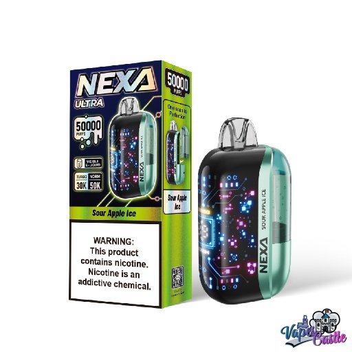Sour Apple Ice - Nexa Ultra 50K Puffs - Disposable Vape
