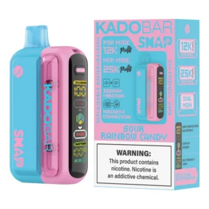 Sour Rainbow Candy - Kado Bar Snap 25K Puffs - Disposable Vape