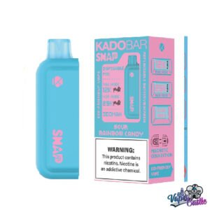 Sour Rainbow Candy - Kado Bar Snap 25K Puffs - Disposable Pod (Addon Battery Not Included)