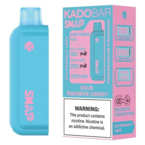 Sour Rainbow Candy - Kado Bar Snap 25K Puffs - Disposable Pod (Addon Battery Not Included)
