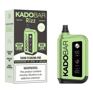 Kado Bar Rizz Sour Fcuking Fab Disposable Vape – 25000 Puffs