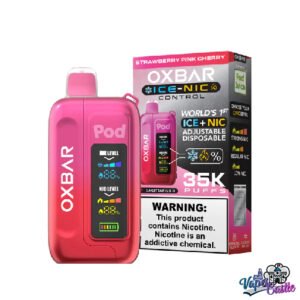 Strawberry Pink Cherry – OXBAR ICE-NIC CONTROL 35K Puffs – Disposable Vape