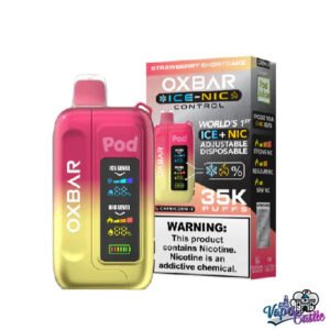 Strawberry Shortcake – OXBAR ICE-NIC CONTROL 35K Puffs – Disposable Vape