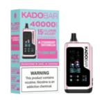Strawberry Watermelon + Fresh Mint – Kado Bar NI 40K Puffs – Ice+Nic Control – Disposable Vape