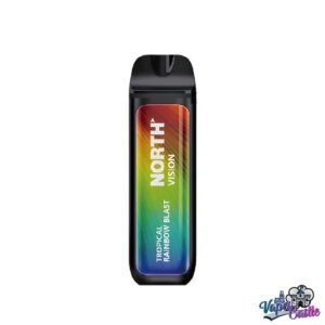 TROPICAL RAINBOW BLAST - NORTH VISION 15K PUFFS - DISPOSABLE VAPE