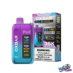 Watermelon Apple Gush – OXBAR ICE-NIC CONTROL 35K Puffs – Disposable Vape