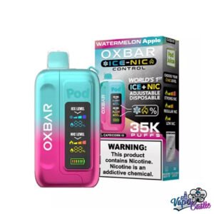 Watermelon Apple – OXBAR ICE-NIC CONTROL 35K Puffs – Disposable Vape