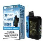 American Blend Tobacco - Boulder Diamond Bar Ice Control - 51K Puffs - Disposable Vape