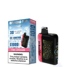 Pink Lemonade - Boulder Diamond Bar Ice Control - 51K Puffs - Disposable Vape